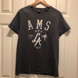 Scotch & Soda Grey T-shirt Large